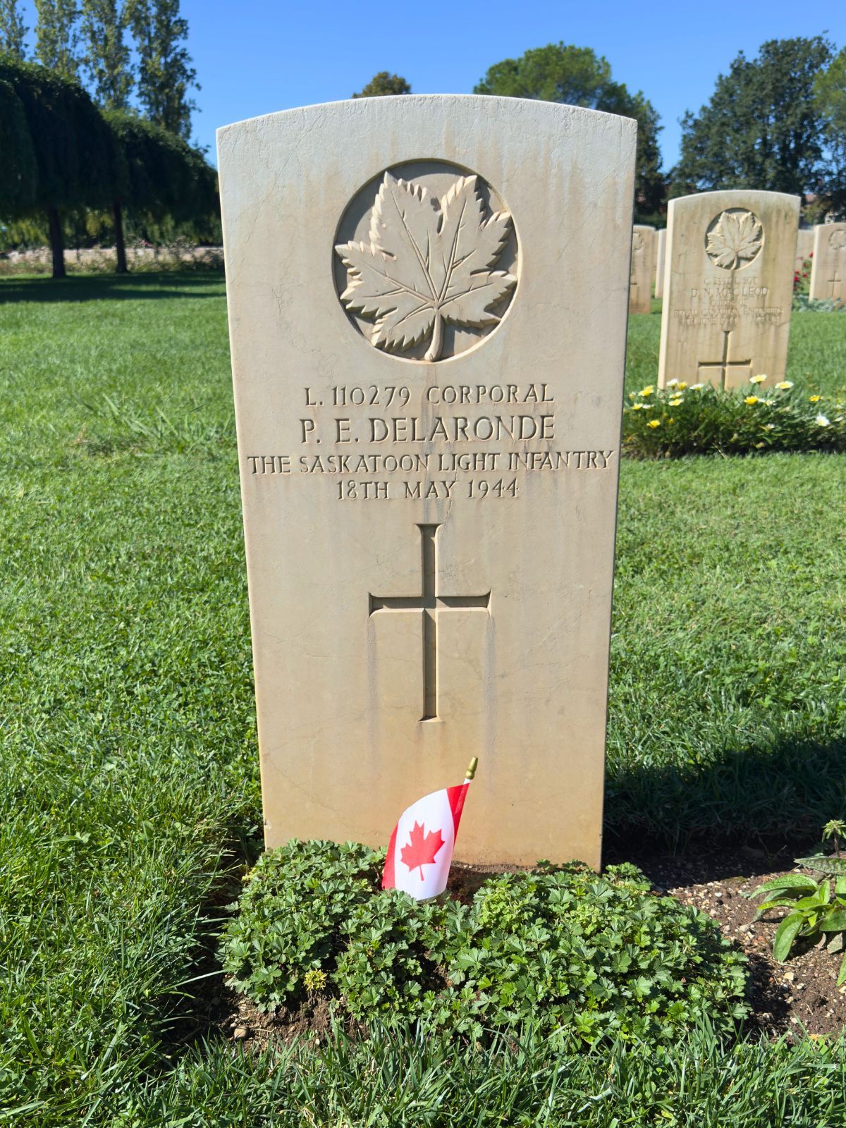 Delaronde-Paul Edward-Corporal-UNK-Cassino-3by4.jpg